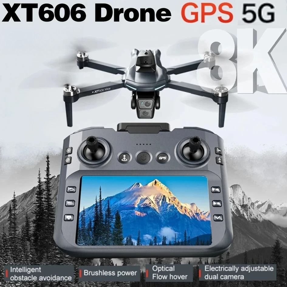 Drone Photogrammetry - Original XT606 Drohne Professionelle 8K HD