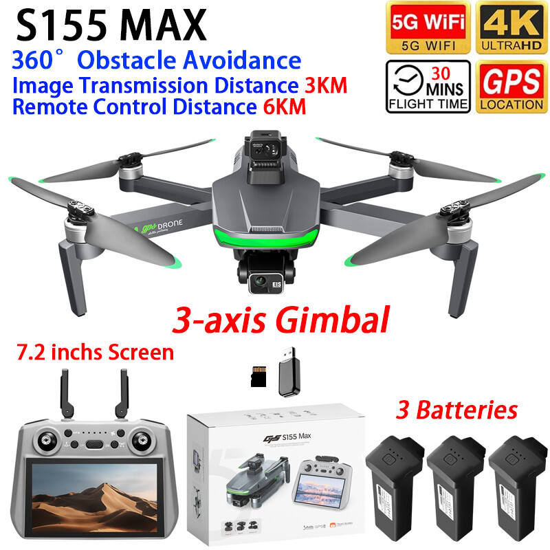 Drone Photogrammetry - S155 MAX Drohne GPS WIFI 3KM