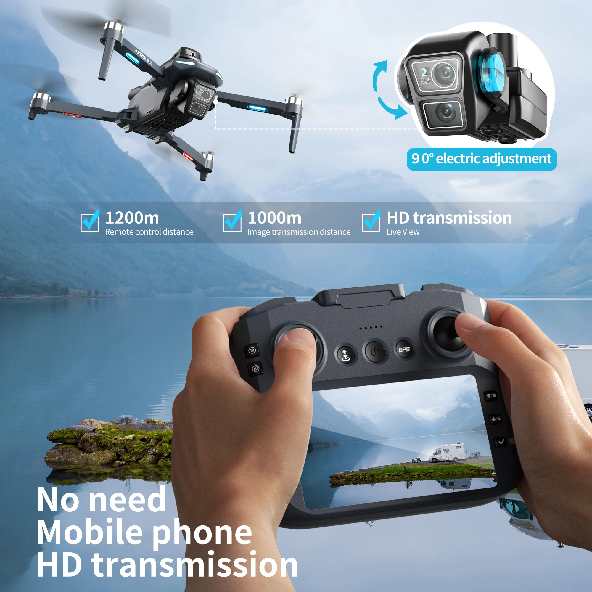 Original XT606 Drohne Professi – Drone Photogrammetry Bewertung und Preis