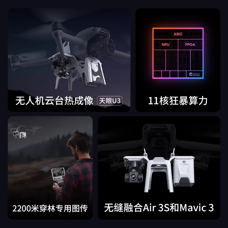 U3-Drohne mit Wärmebildkamera, – Drone Thermal Imaging Bewertung und Preis