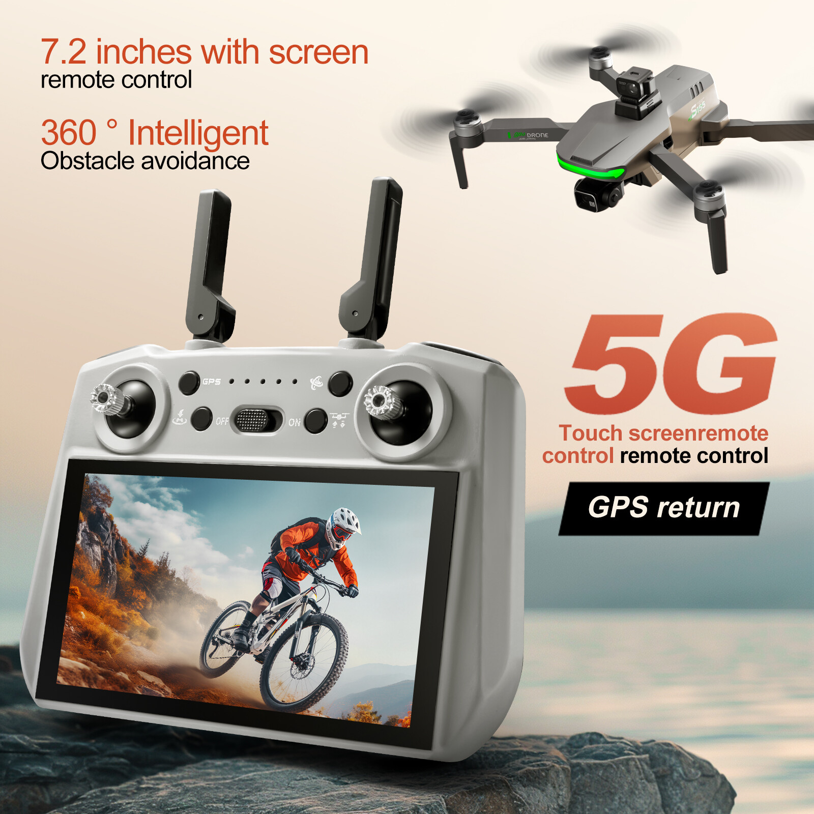 S155 MAX Drohne GPS WIFI 3KM F – Drone Photogrammetry Bewertung und Preis